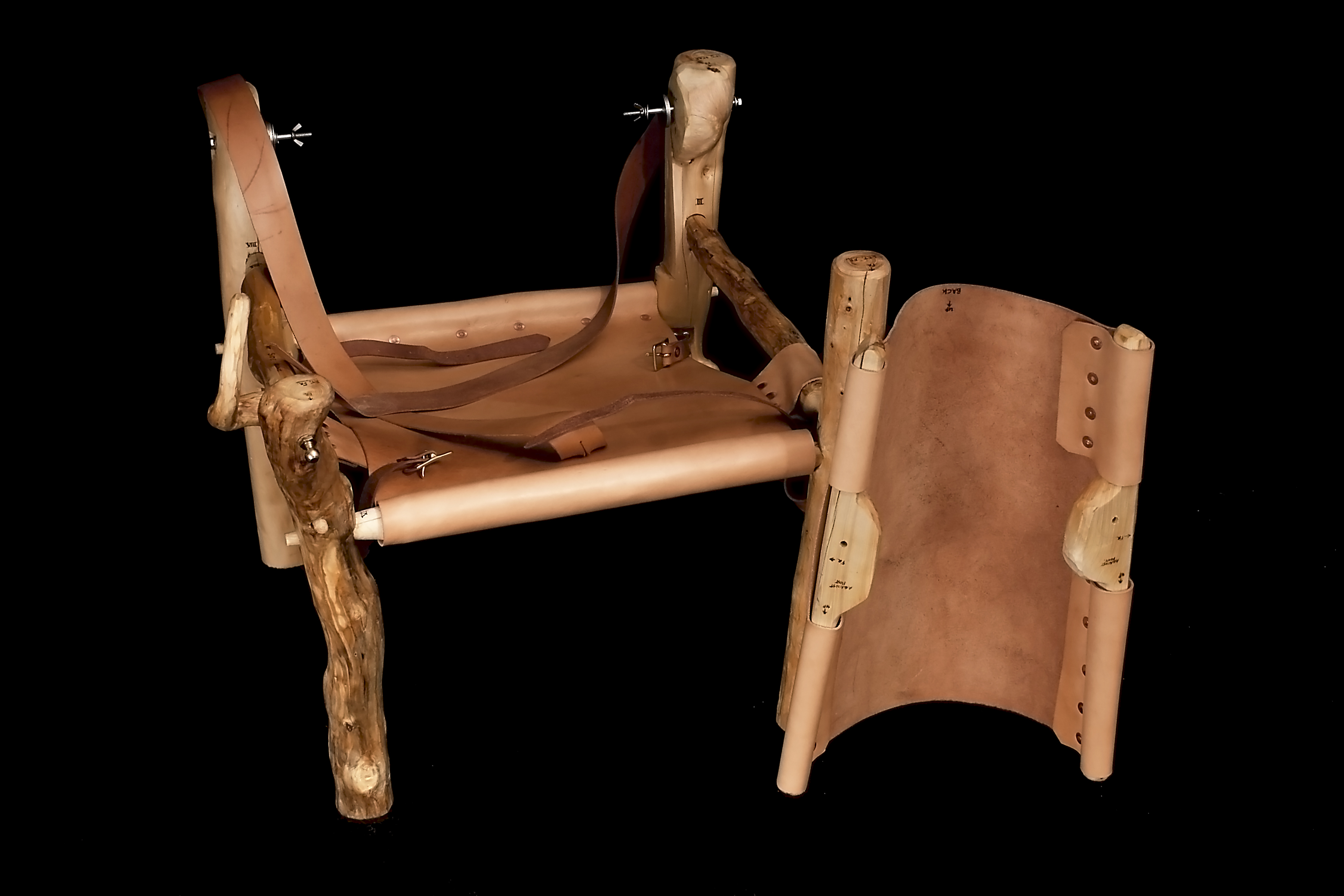 Rustic Roorkhee Chair, partial assembled