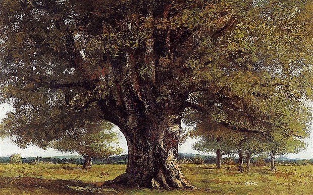 The Oak of Fagey (1864) by Gustav Courbet