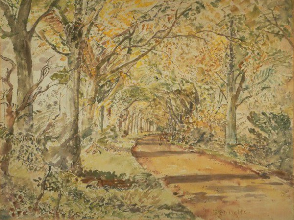 The Beech Avenue, Lasham, Hampshire, 1941.