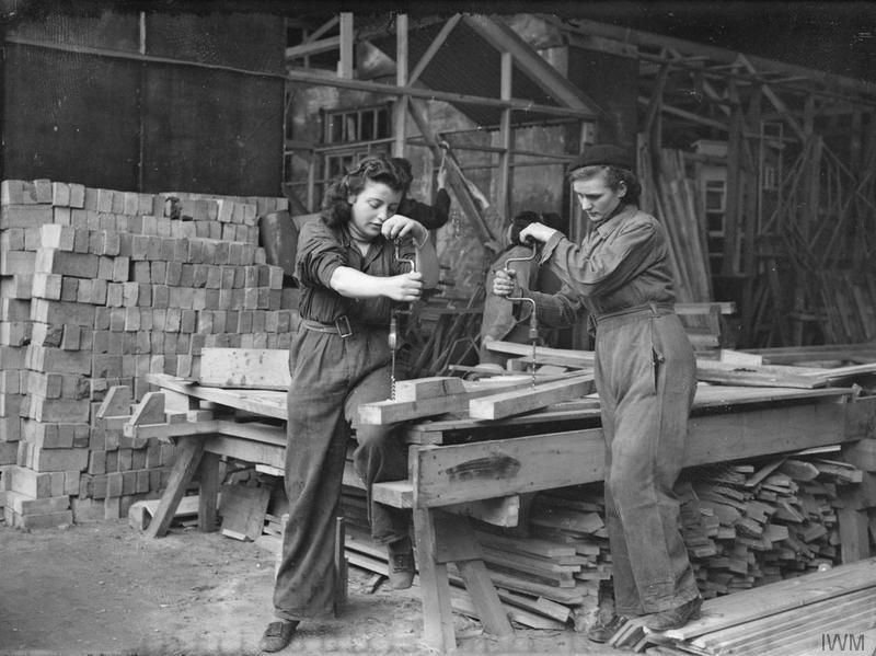 Somewhere in Britain building housing in 1941.