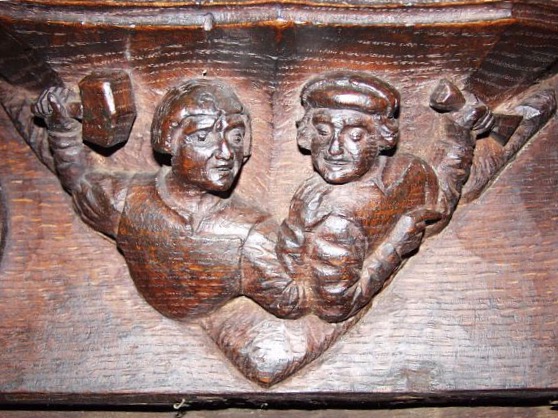 Quarreling Carvers, 1520, Beverley Minster, Great Britain