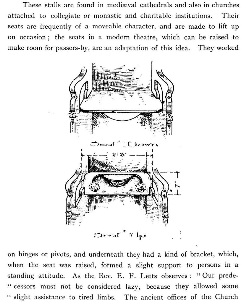 From "Choir Stalls and Their Carvings" by Emma Phipson, 1896.