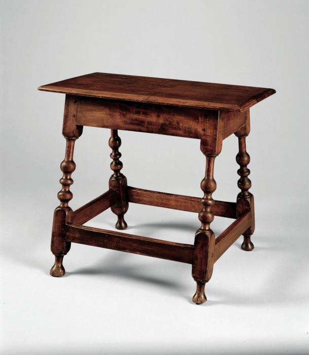 Joint Stool or Table, 1720-1750, maker unknown. Metropolital Museum of Art, New York.