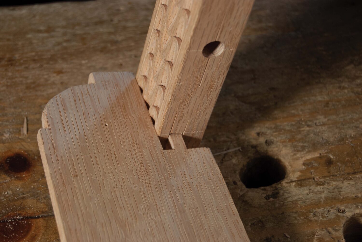 fitting the lipped tenon