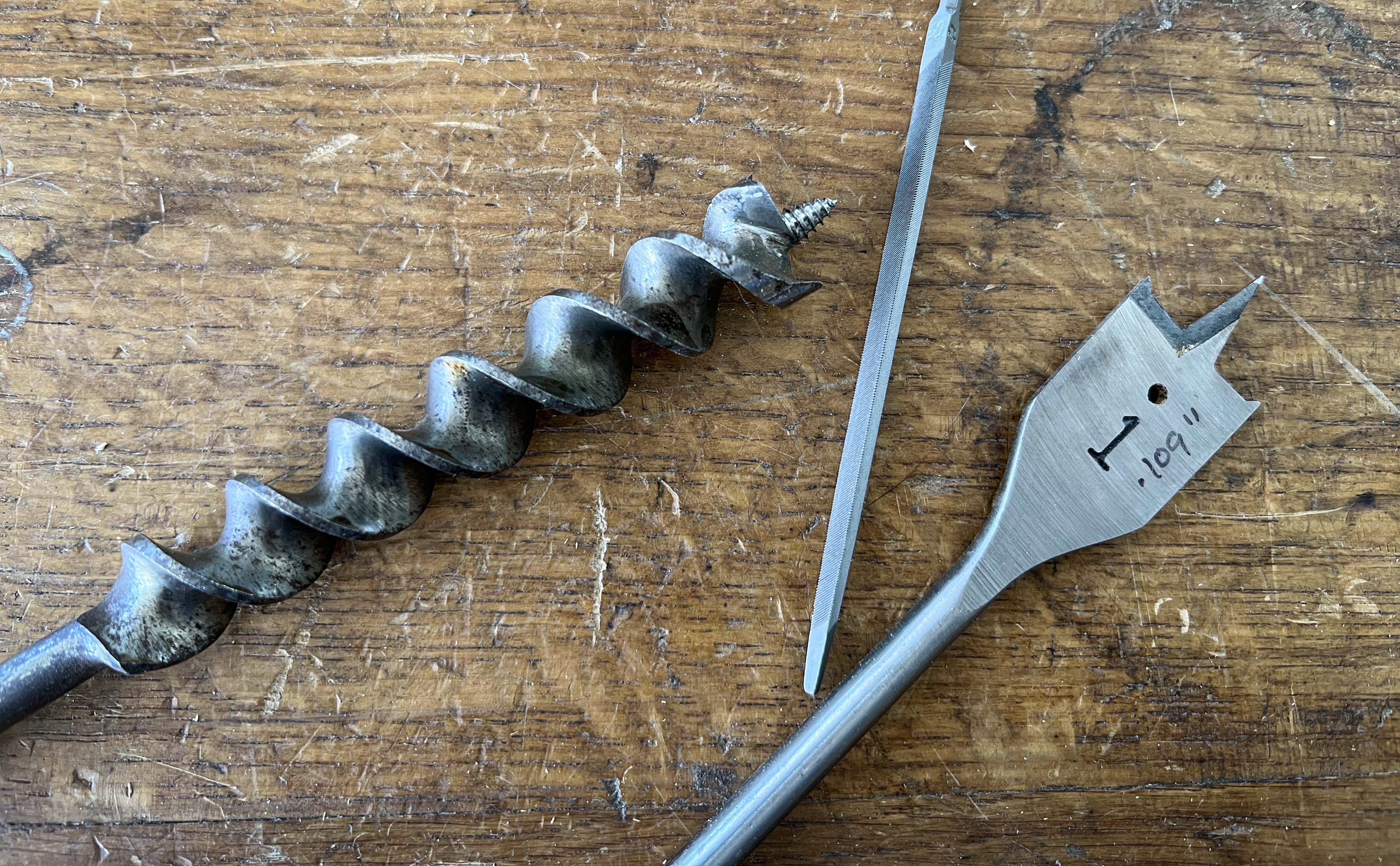 ‘Sharpen This’ Spade Bits & Augers Lost Art Press