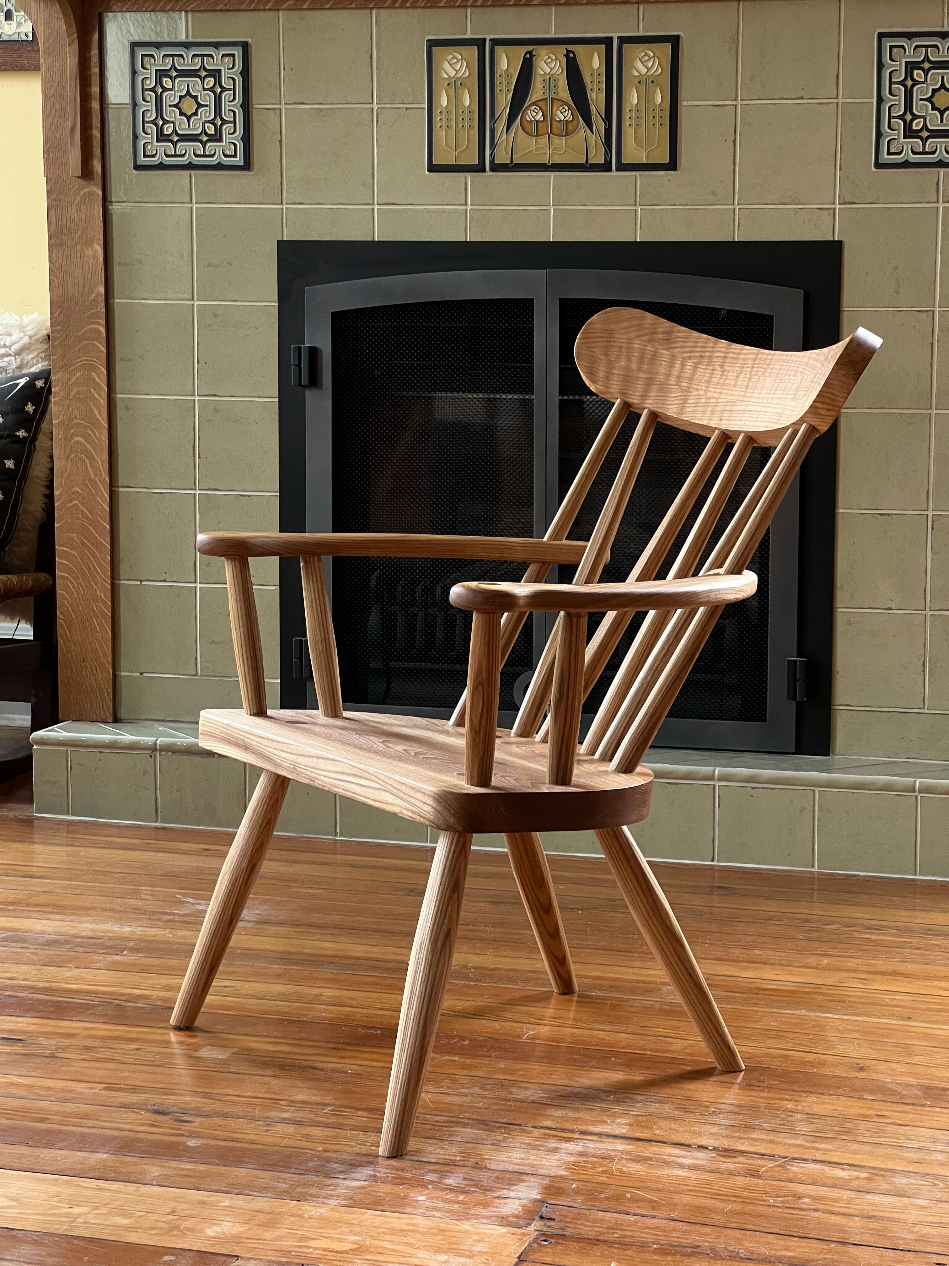 Unfinished red oak discount chairs