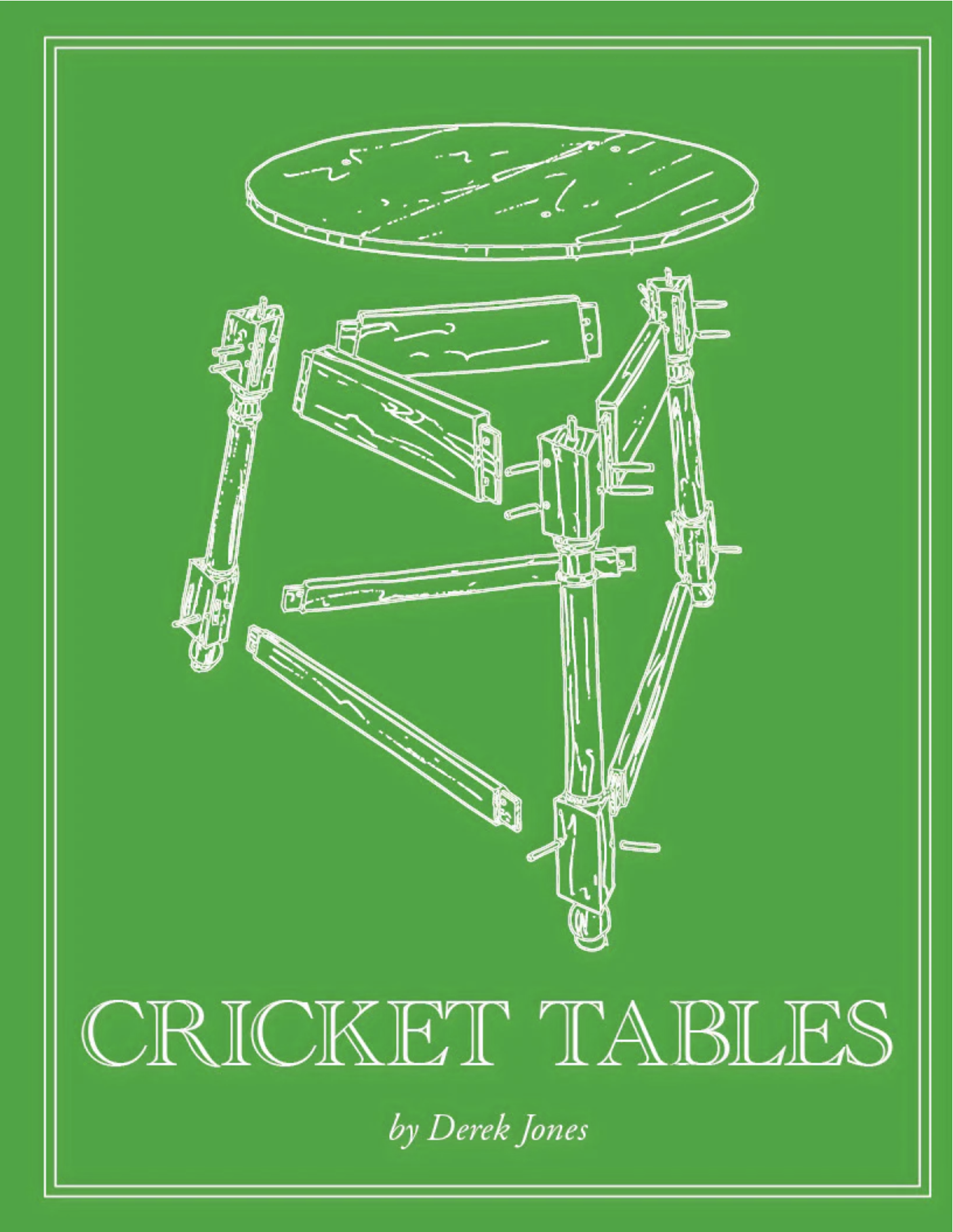 'Cricket Tables' is at the Printer Lost Art Press